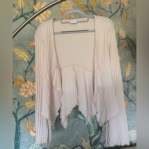 NWOT Urban Outfitters Our From Under Cream Drape Cardigan
